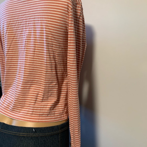 Forever 21 stripes long sleeve crew top shirt - Picture 9 of 10